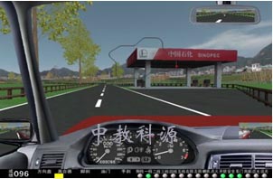 汽車駕駛模擬器加油站